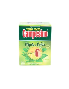 Campesino Yerba Mate Menta y Boldo 500 gm x 10