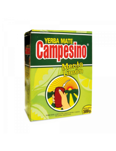 Campesino Yerba Mate Menta y Limon 500 gm x 10