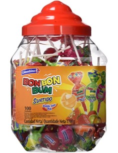 Colombina Bon Bon Bum Surtido 100 unid. 1700 gm