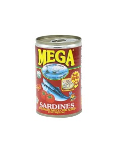Mega Sardinas en Salsa Tomate con Chile 155 gm x 48
