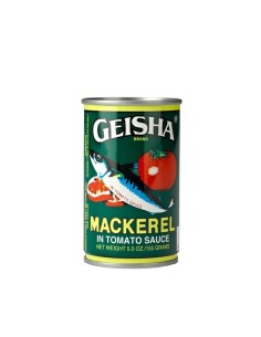 Geisha Mackerel in Tomato Sauce 155 gm x 50