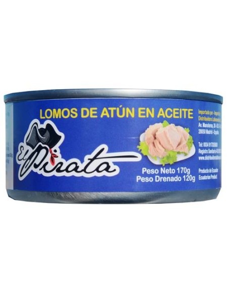 El Pirata Atun Claro en Aceite 170 gm x 48