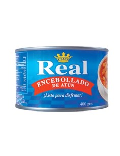 Real Encebollado de Atun 400 gm x 24