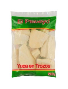 El Plebeyo Yuca en Trozos 500 gm x 12