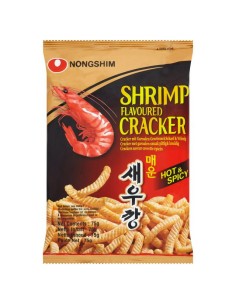 Nongshim Shrimp Crackers Hot & Spicy 75 gm x 30