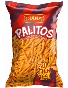 Diana Palitos Maiz con Sabor B.B.Q. 200 gm x 35