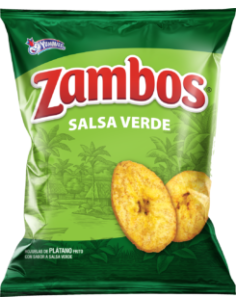 Yummies Plantain Chips W/ Salsa Verde 155 gm x 24