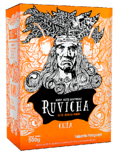 Ruvicha Yerba Mate Chia 500 gm x 10