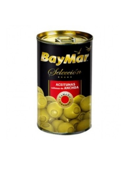 BayMar Aceitunas Rellenas de Anchoa 350Gr