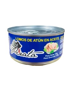 El Pirata Lomos de Atún en Aceite 170Gr