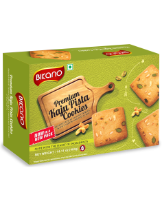 Bikano Kaju Pista Cookies 400 gm x 24