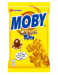 Nutri Snack Moby Caramel Puffs 95 gm x 25