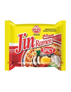 Ottogi Noodles Jin Ramen Spicy 120 gm x 20