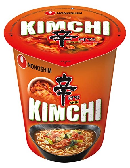 Nongshim Kimchi Shin Cup Noodles 75 gm x 12