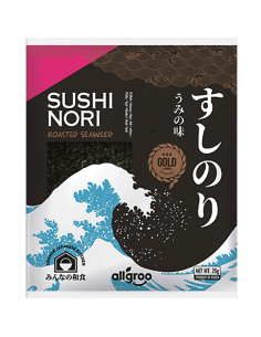 Allgroo Sushi Nori Roasted Seaweed 25 gm x 24