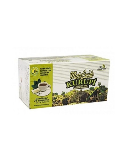 Kurupí Yerba Mate Cocido con Azúcar 25 Saquitos